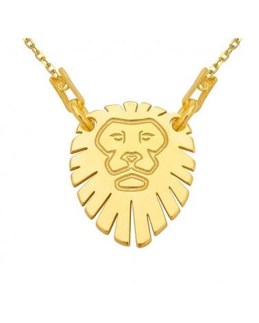 Złoty naszyjnik z lwem