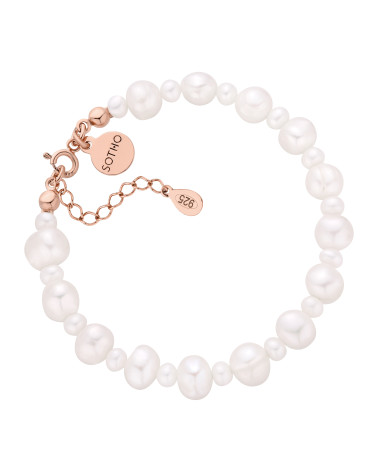 Bransoletka z różowego...