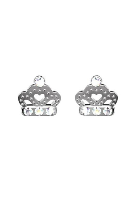 Srebrne kolczyki korony z kryształami Crystal SWAROVSKI® ELEMENTS